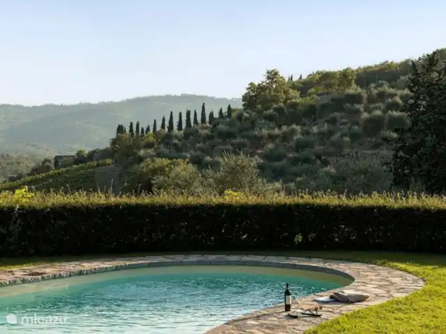 Location de Vacances Italie, Toscane, Gaiole in Chianti, appartement - Appartement Lippi vue sur le Chianti