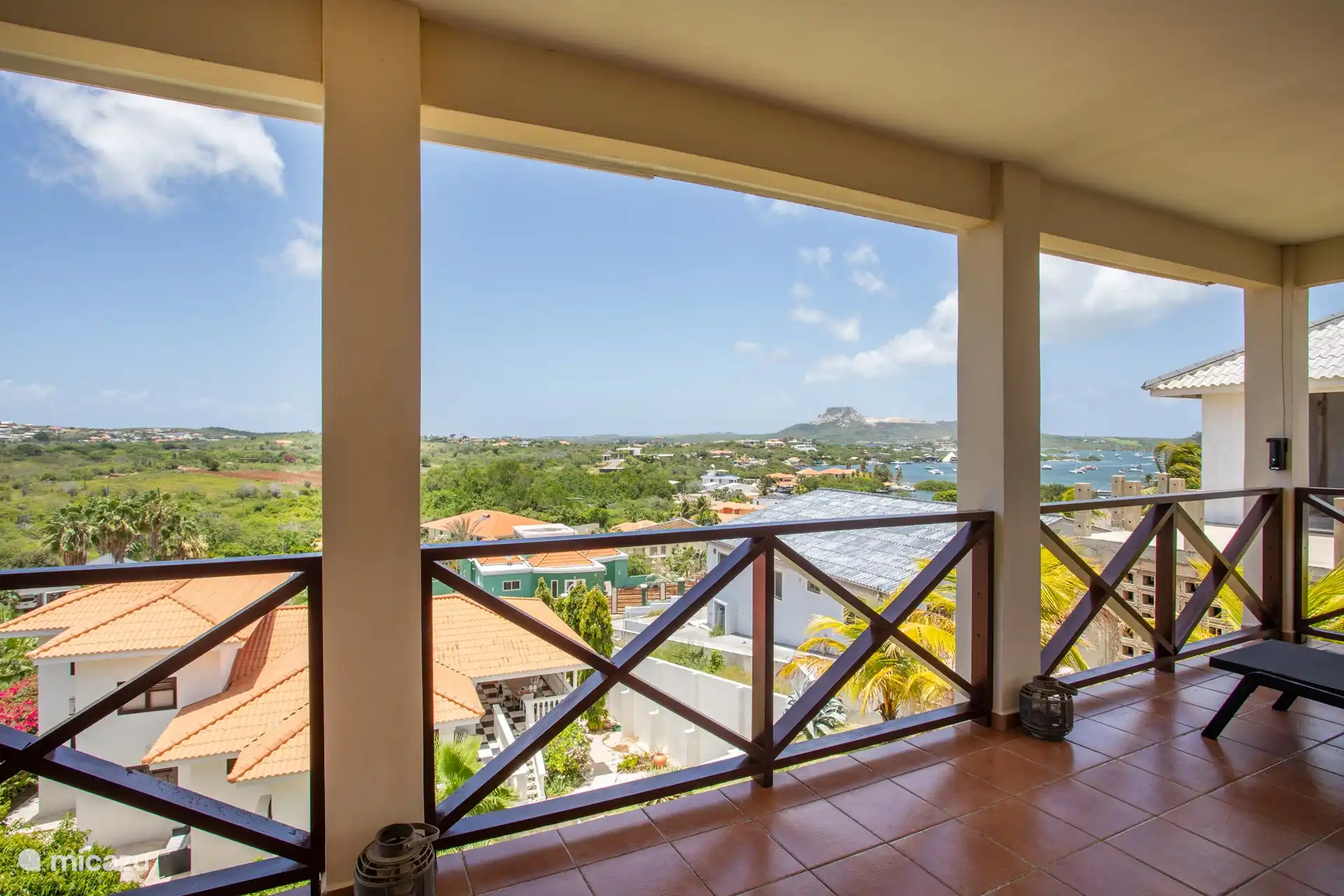 Blick über die Umgebung und das Spanische Wasser