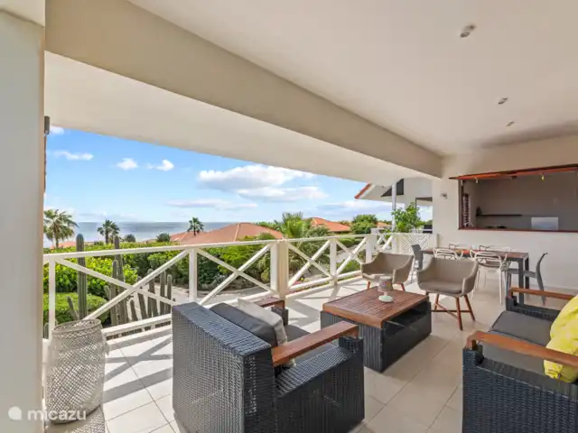 Ocean Pearl 12, BocaGentil | Curaçao, Banda Ariba (est), Jan Thiel - appartement Vue depuis la terrasse