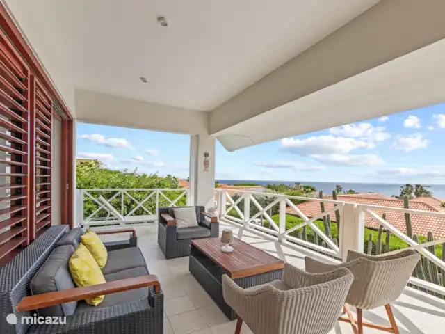 Ocean Pearl 12, BocaGentil | Curaçao, Banda Ariba (est), Jan Thiel - appartement Salon sur la terrasse