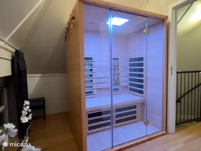 Villa Puur Giethoorn huren in Nederland, Overijssel, Wanneperveen - vakantiehuis Sauna in de slaapkamer op de verdieping en dicht bij de badkamer om een koude douche te nemen