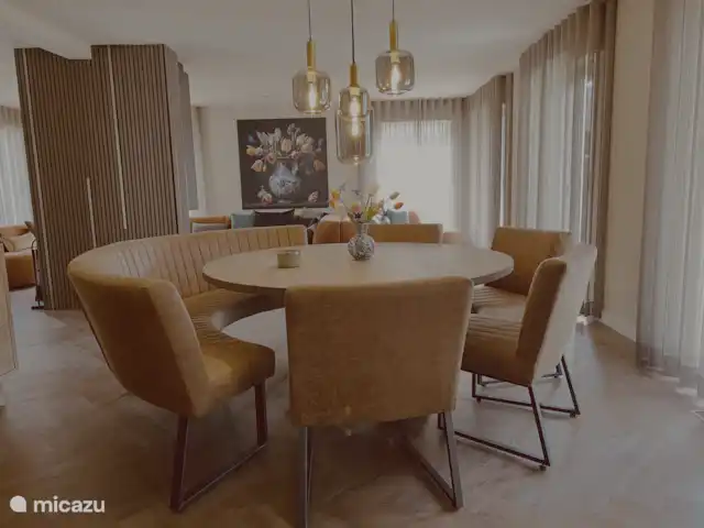 villa en Bélgica, Limburgo, Lommel – Villa de vacaciones 't Boshuys  COMEDOR