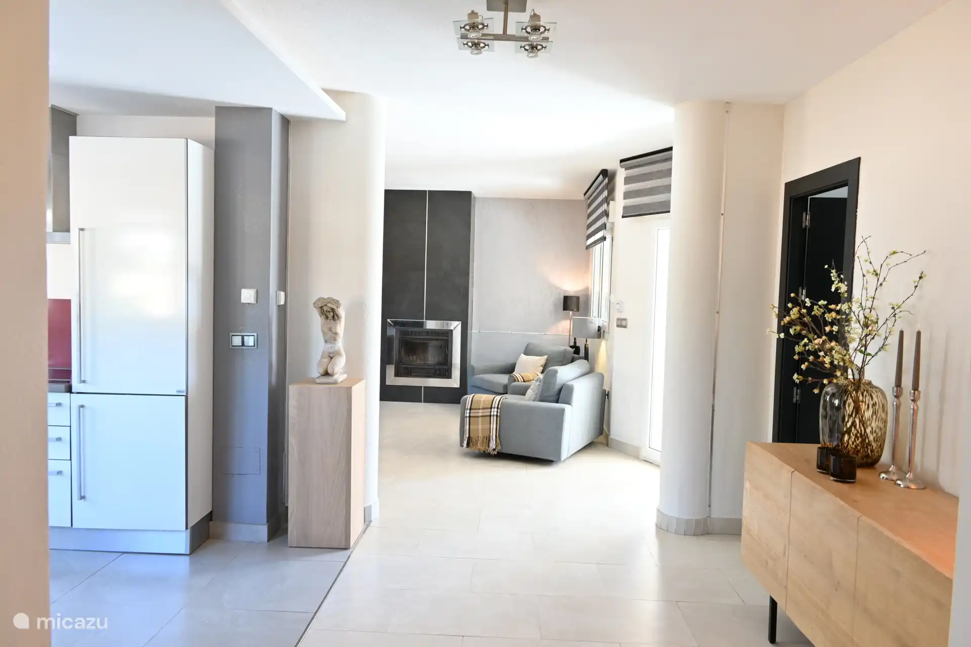 Cocina y sala de estar