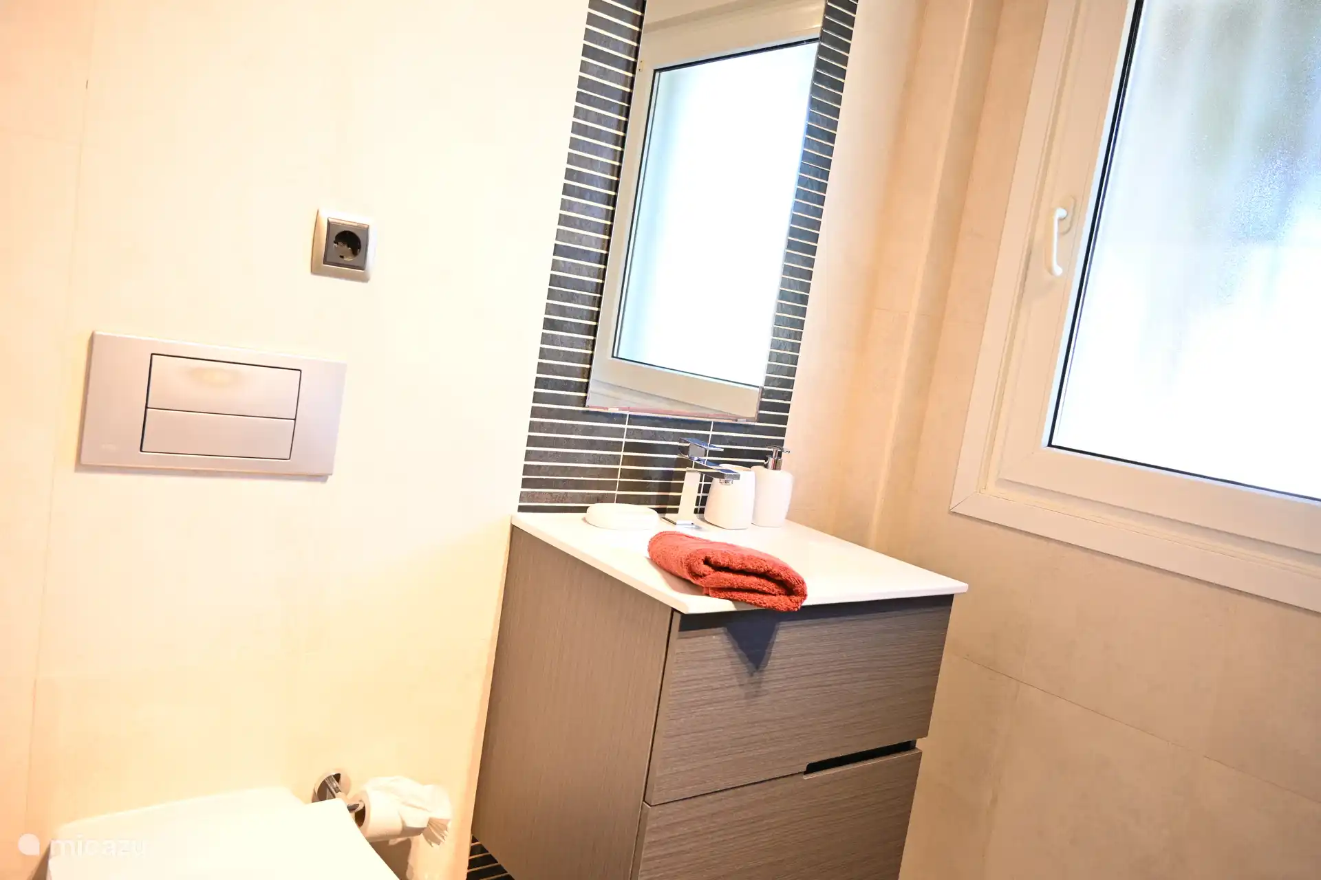 baño en el dormitorio