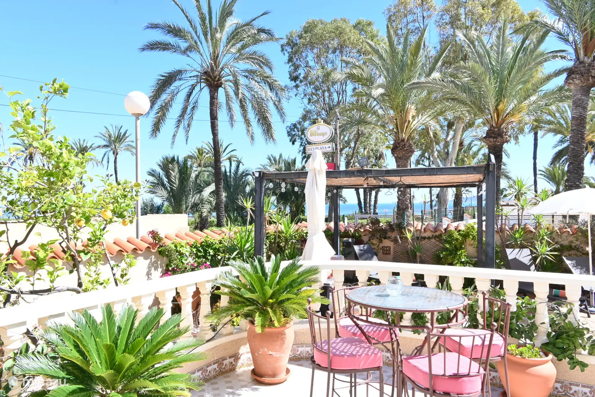 Vistas al mar desde la terraza