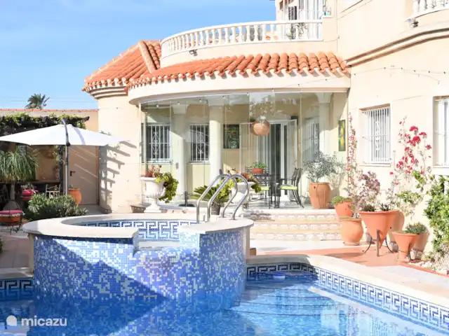 Villa La Mariposa huren in Spanje, Costa Cálida, Los Urrutias - villa overdekt terras met glazen wintergordijn