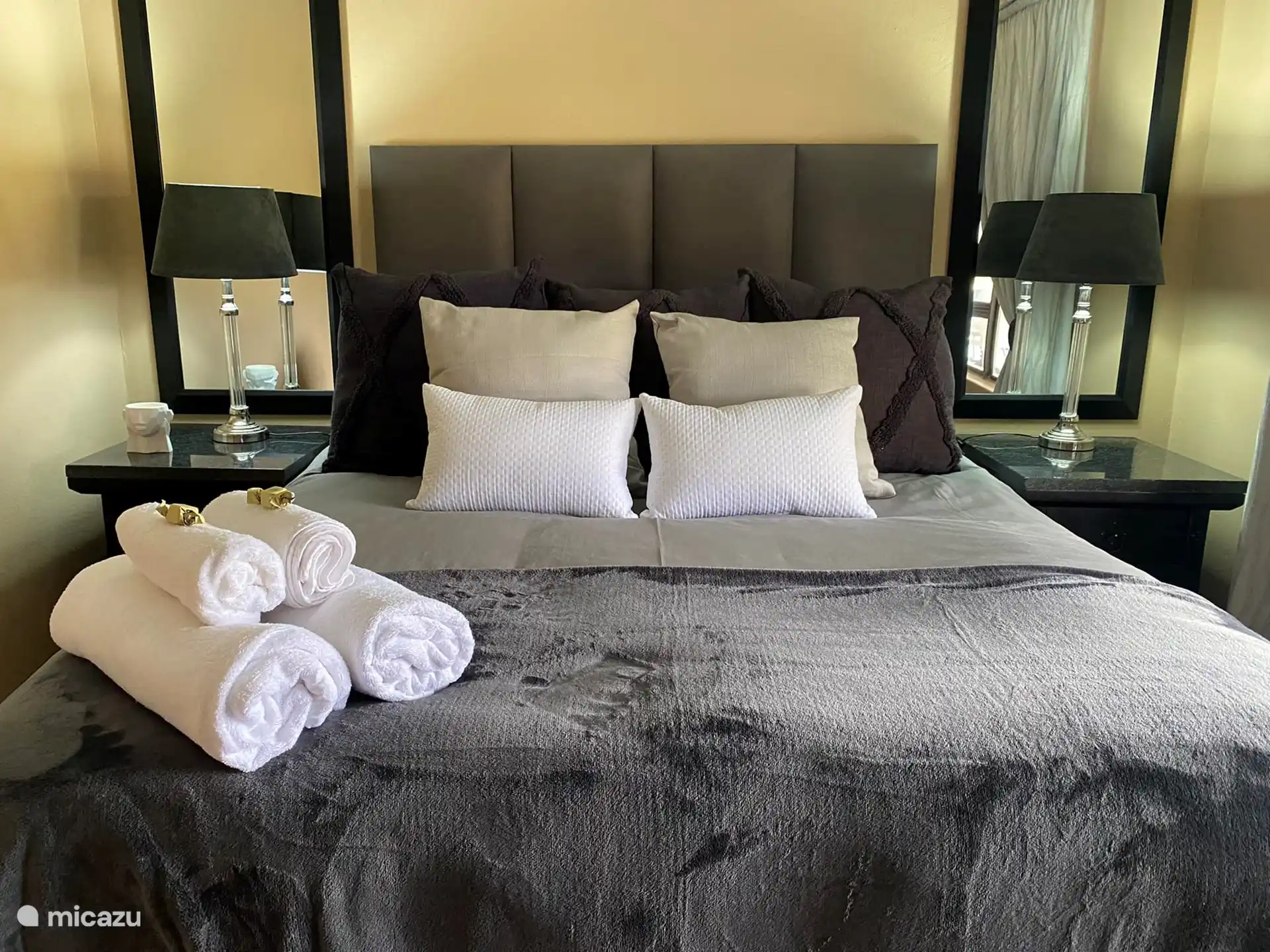 Third room with queen size bed.