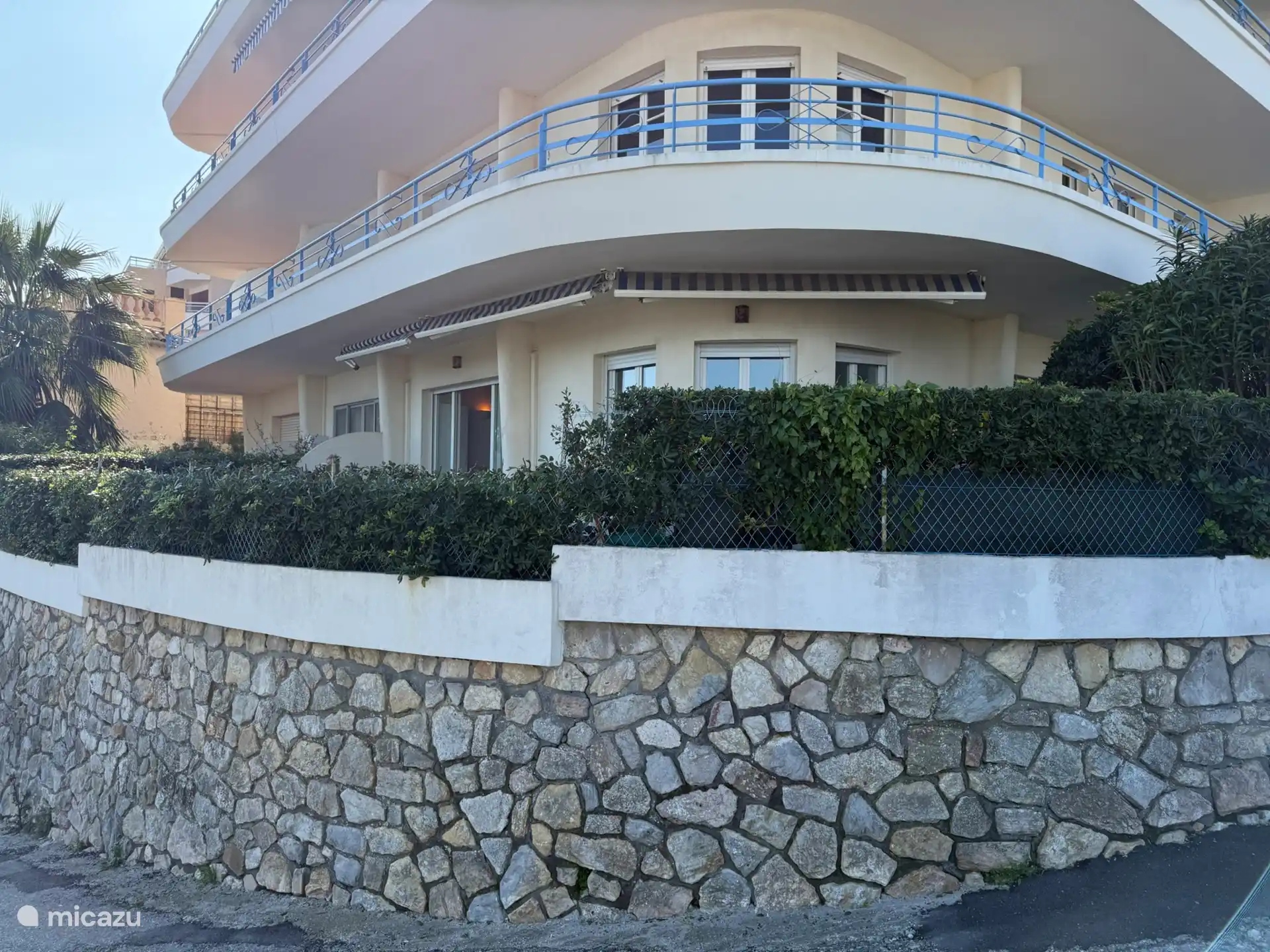 ground floor with the apartment that runs all the way around