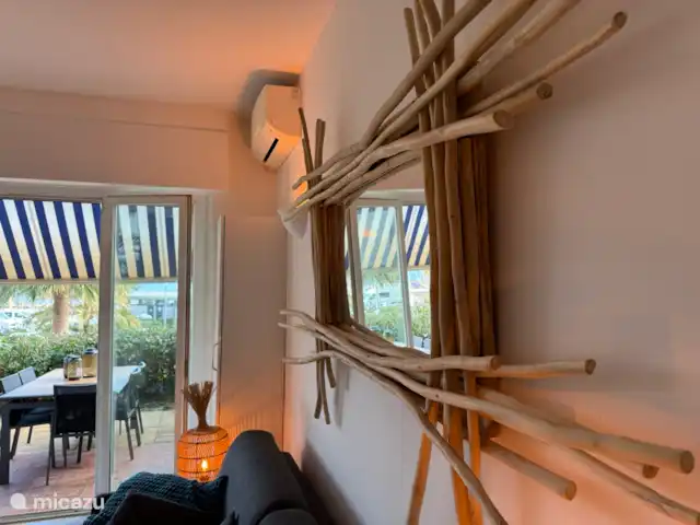 Appartement de luxe sur la plage | France, Côte d'Azur, Cap d'Antibes - appartement Miroir de salon