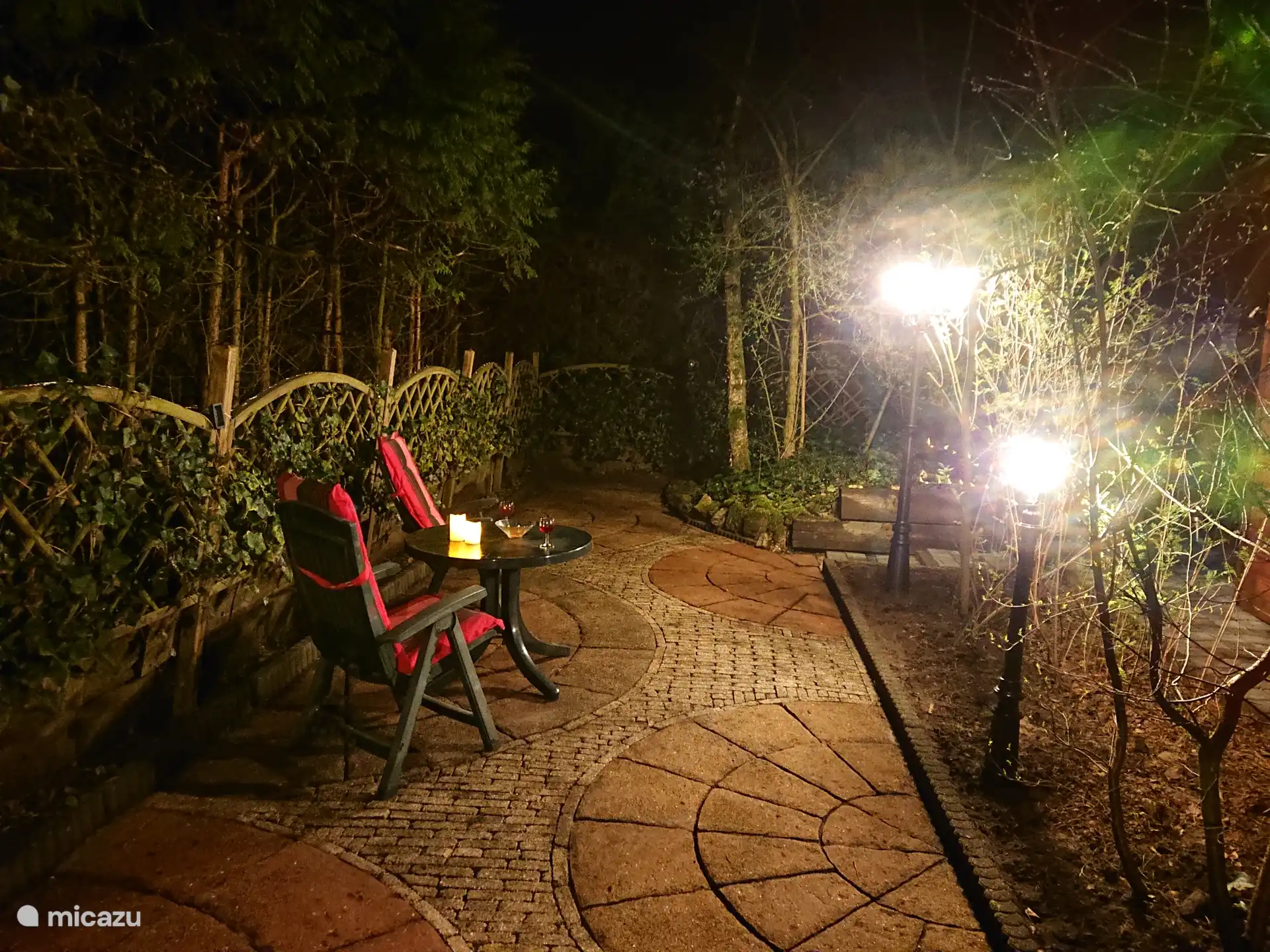 Der Hinterhof am Abend