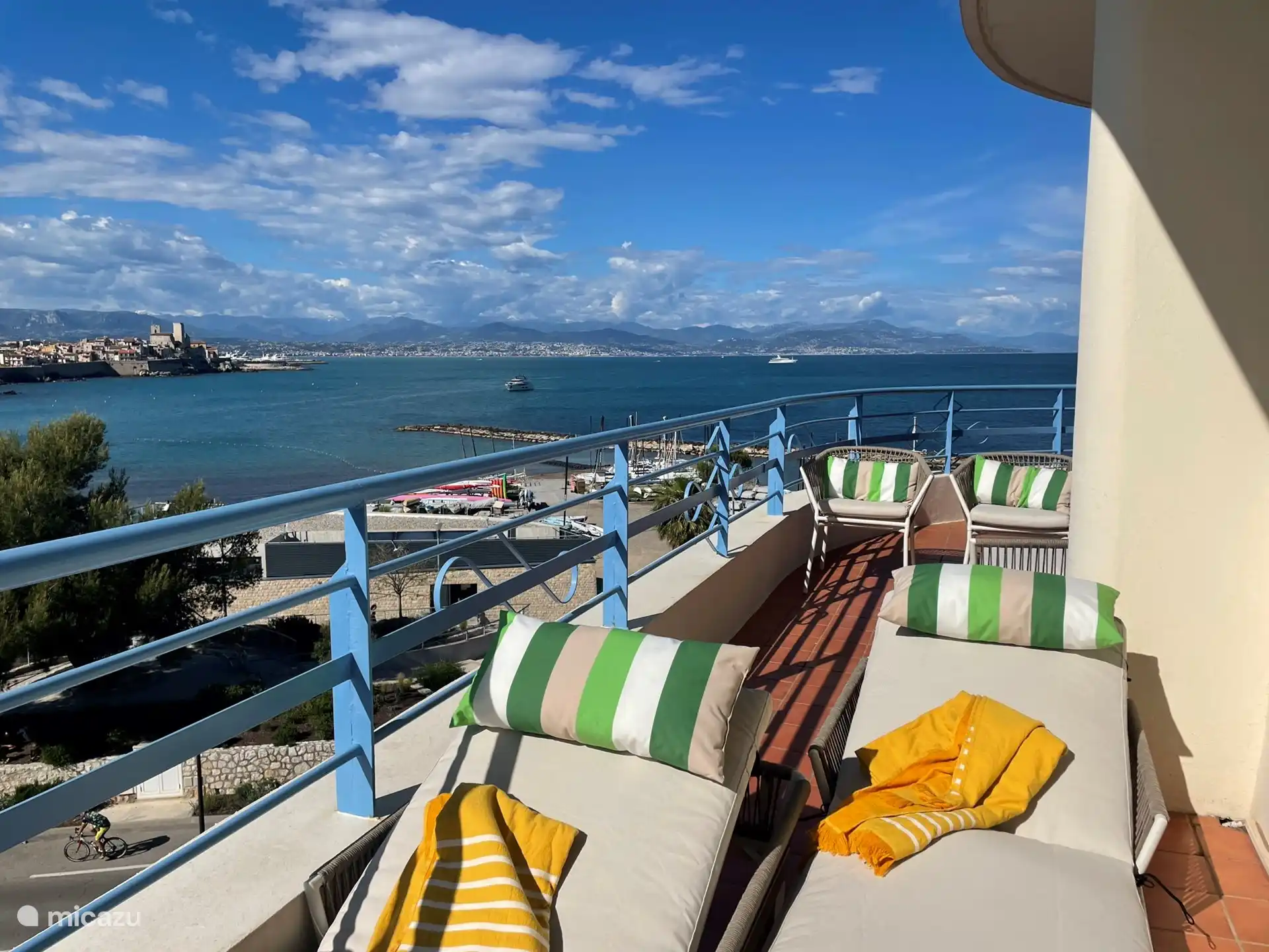 View from roof terrace