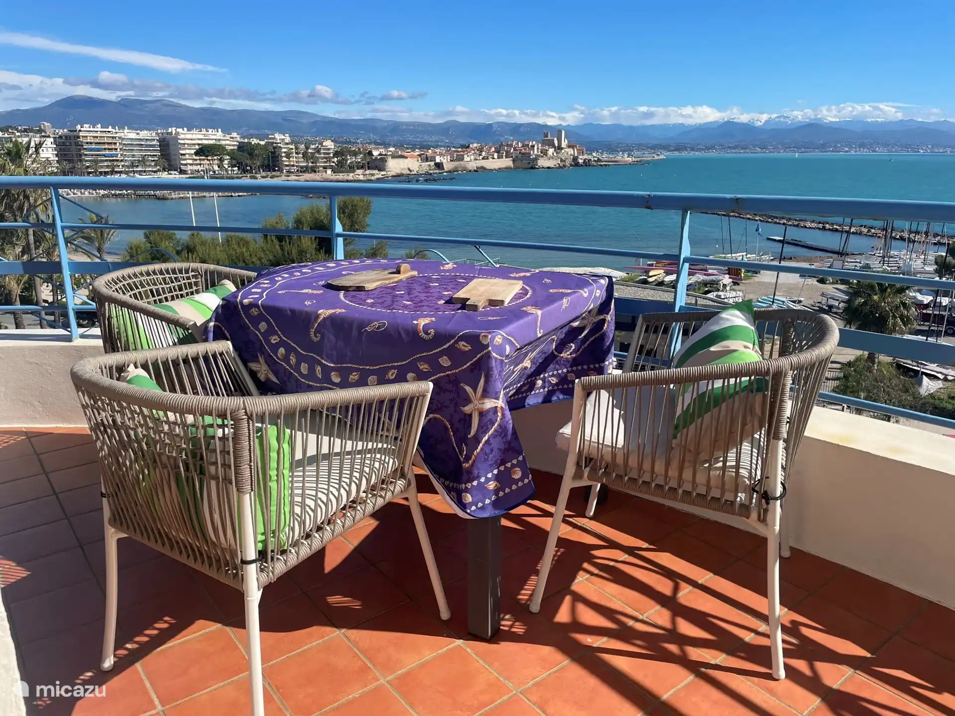 View from roof terrace