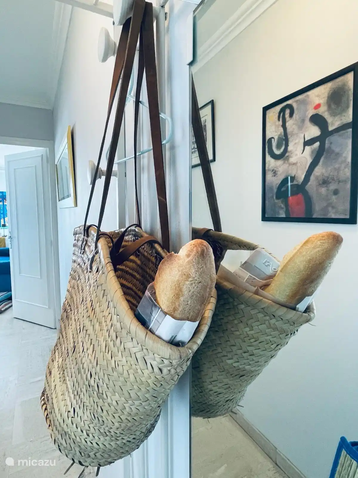 hall inside the apartment.