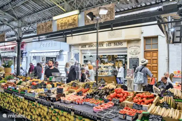 Antibes covered vegetable market