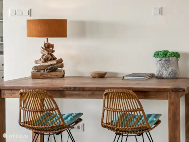 Ocean Pearl 4, BocaGentil | Curaçao, Banda Ariba (est), Jan Thiel - appartement Espace de travail dans le salon
