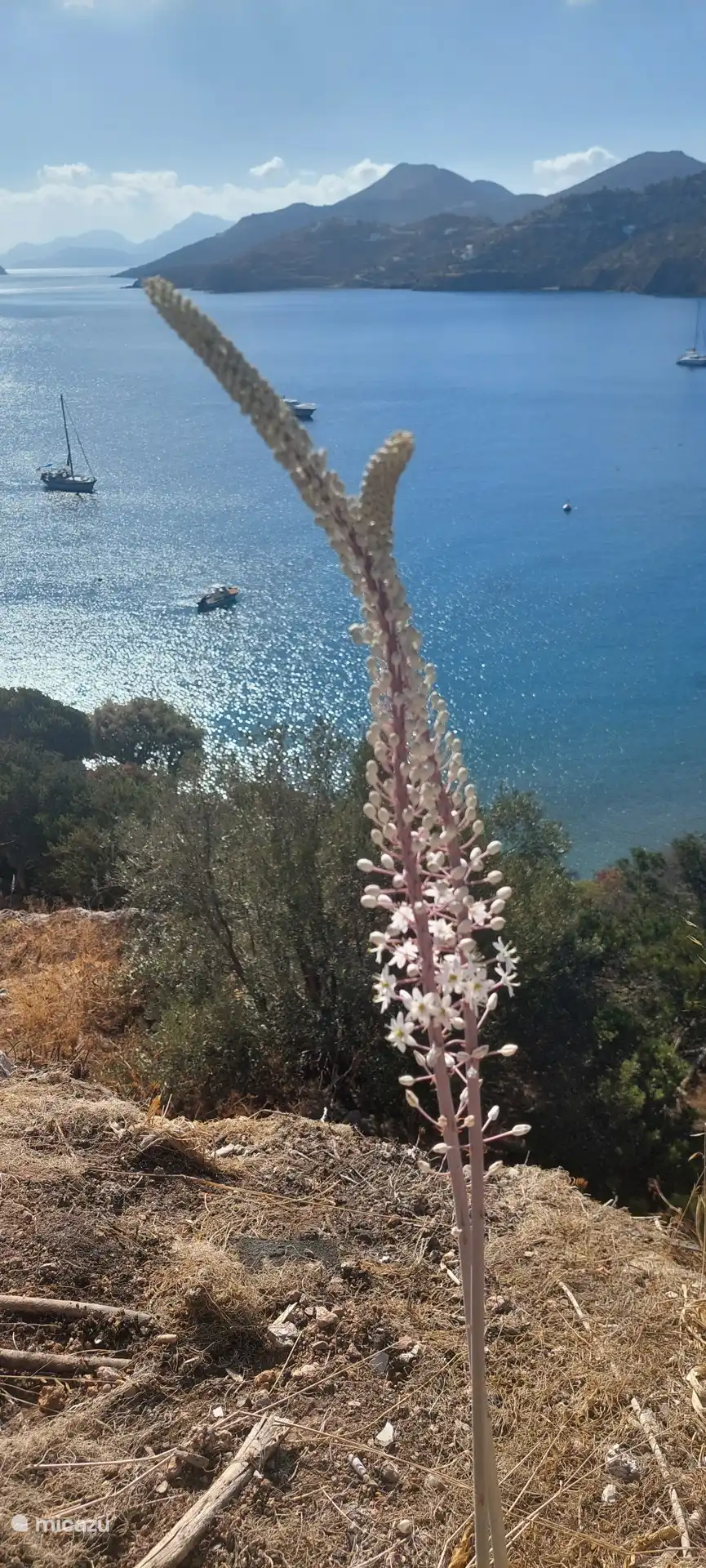 Photo of the bay of Vromolitos. Here are a few restaurants where you can enjoy this view while enjoying breakfast, lunch or dinner. 