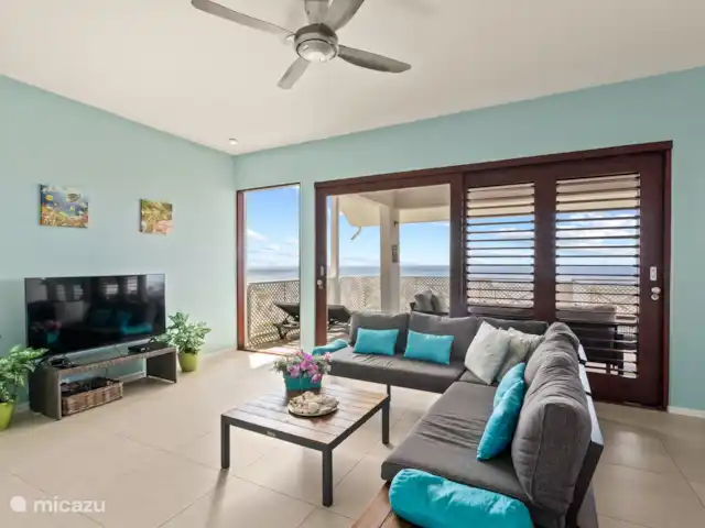 Ocean Breeze 3, BocaGentil huren in Curaçao, Banda Ariba (oost), Jan Thiel - appartement Living