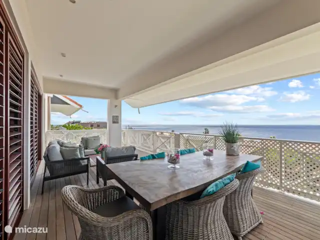Ocean Breeze 3, BocaGentil huren in Curaçao, Banda Ariba (oost), Jan Thiel - appartement Terras met prachtig zeezicht