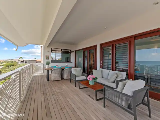 Ocean Breeze 3, BocaGentil huren in Curaçao, Banda Ariba (oost), Jan Thiel - appartement Terras met prachtig zeezicht