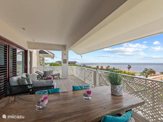 Ocean Breeze 3, BocaGentil huren in Curaçao, Banda Ariba (oost), Jan Thiel - appartement Terras met prachtig zeezicht