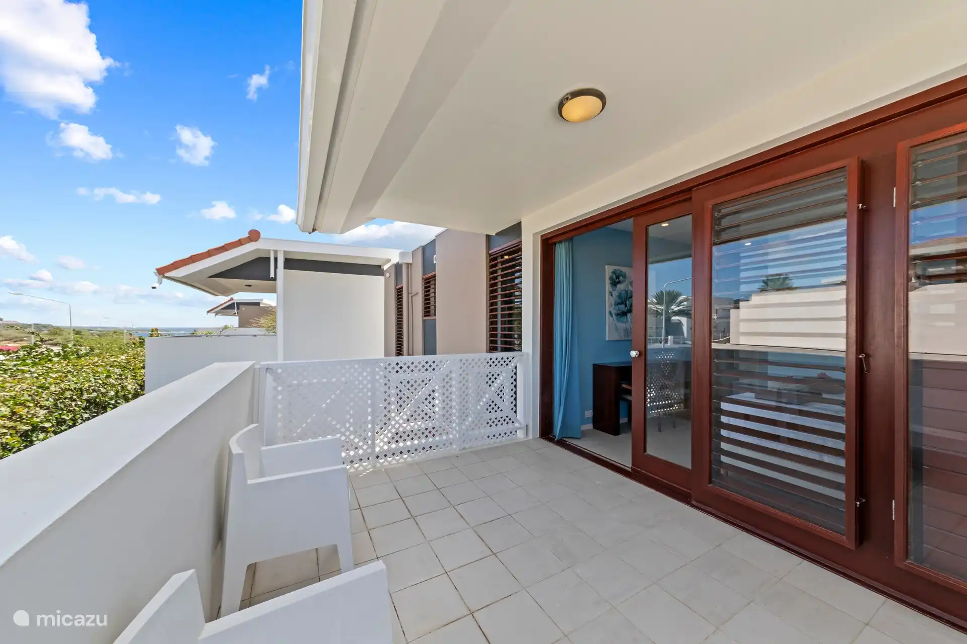 Schlafzimmer mit eigener Terrasse