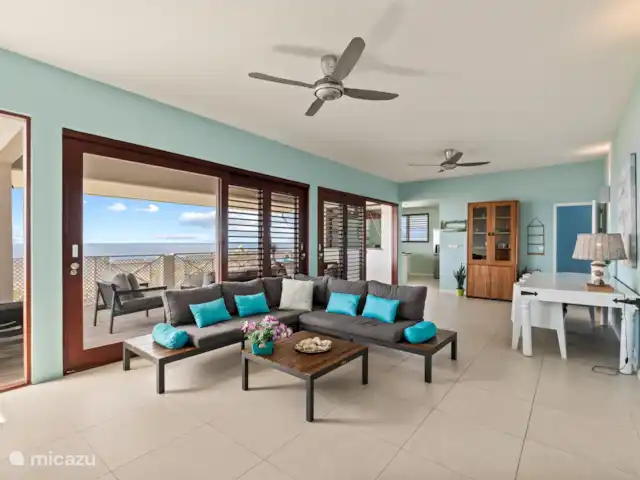 Ocean Breeze 3, BocaGentil huren in Curaçao, Banda Ariba (oost), Jan Thiel - appartement Living