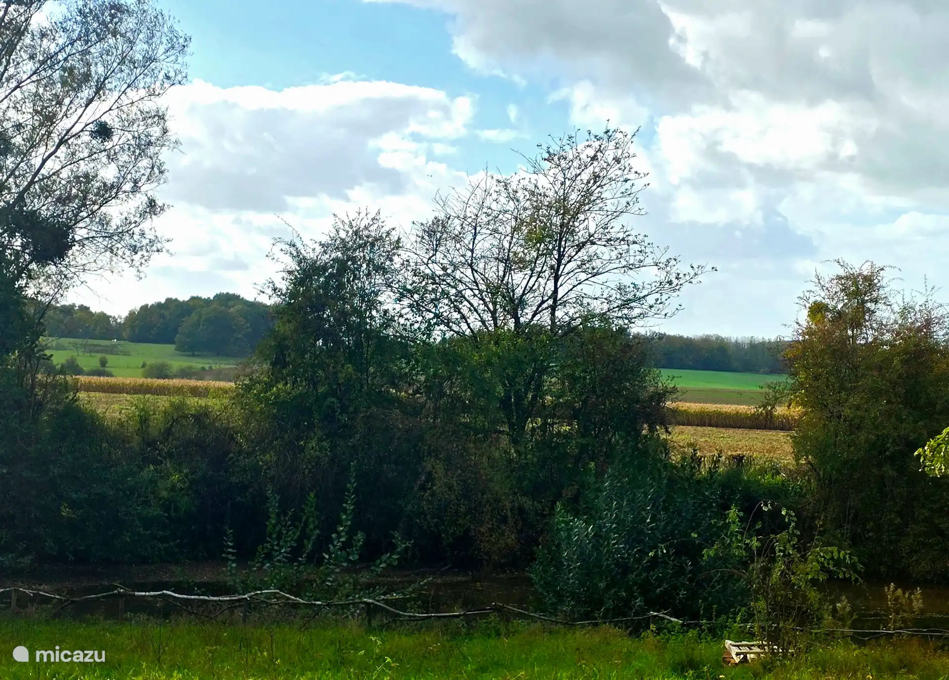 Vergezichten vanaf het terras 