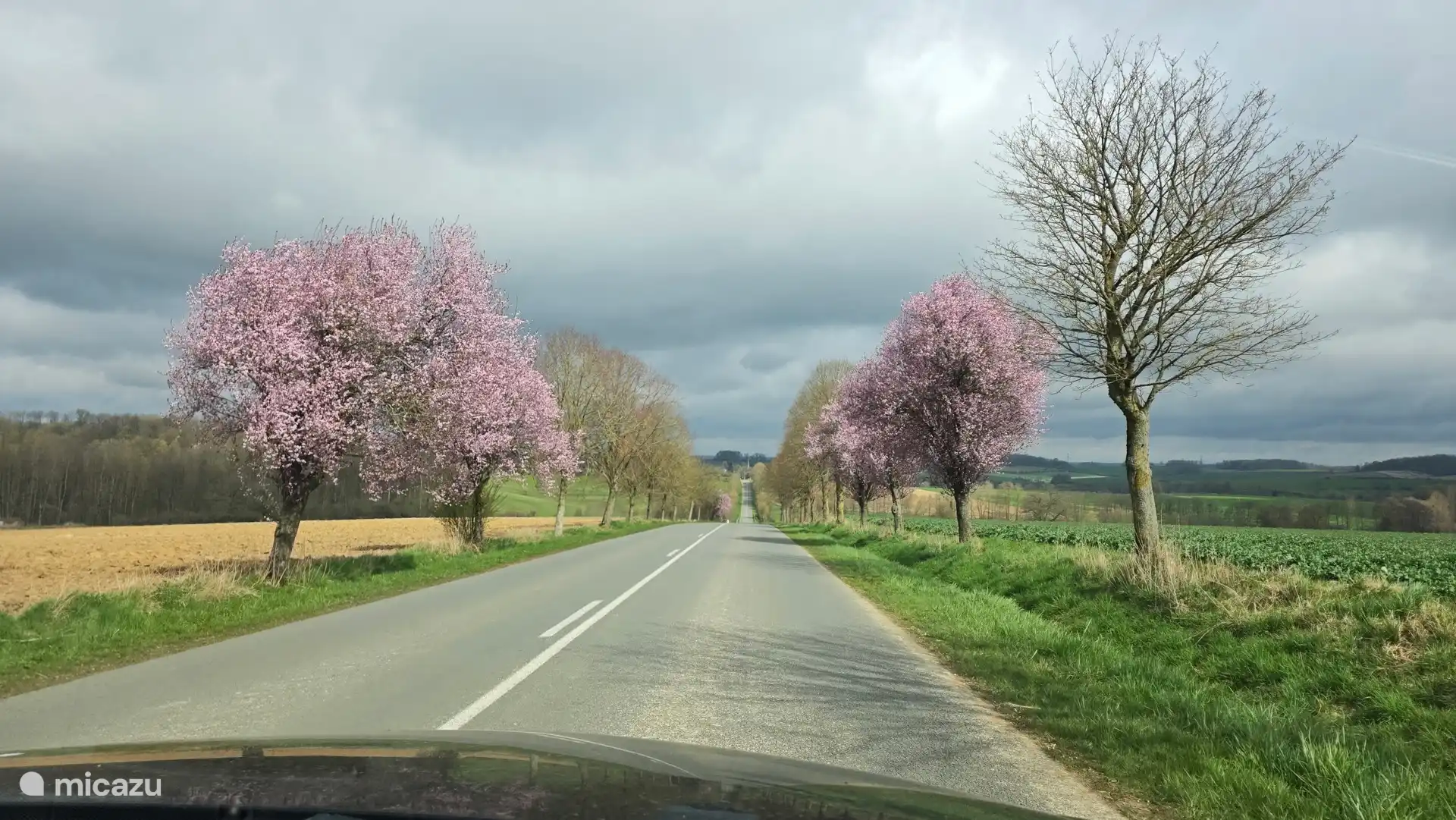 De prachtige weg richting Aubenton