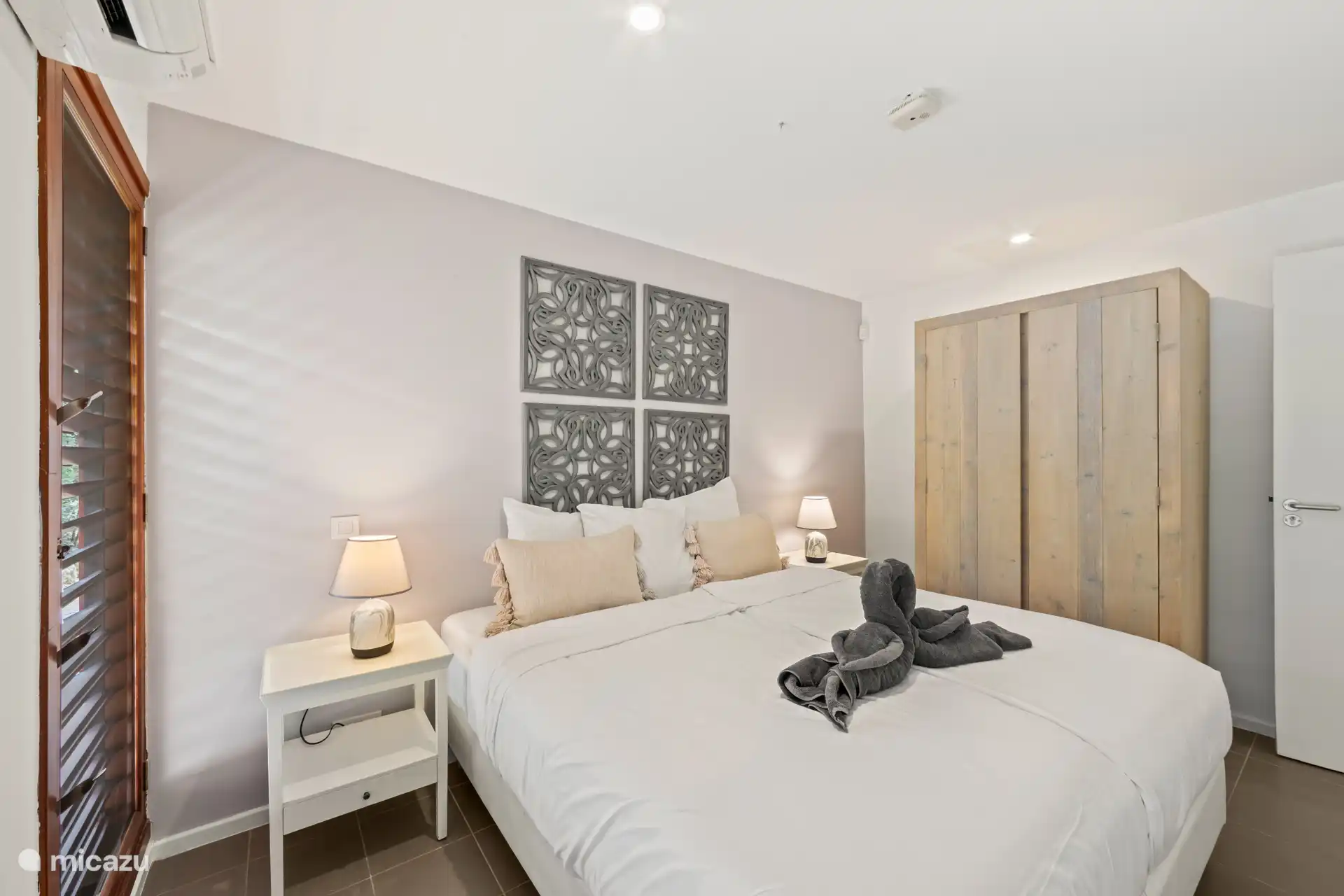 Bedroom with air conditioning