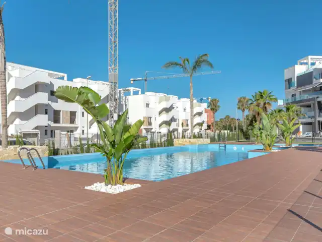 Casa de Ensueño | Espagne, Costa Blanca, Guardamar del Segura - penthouse La deuxième piscine.
Celui-ci est également équipé d’une partie enfant/peu profonde.