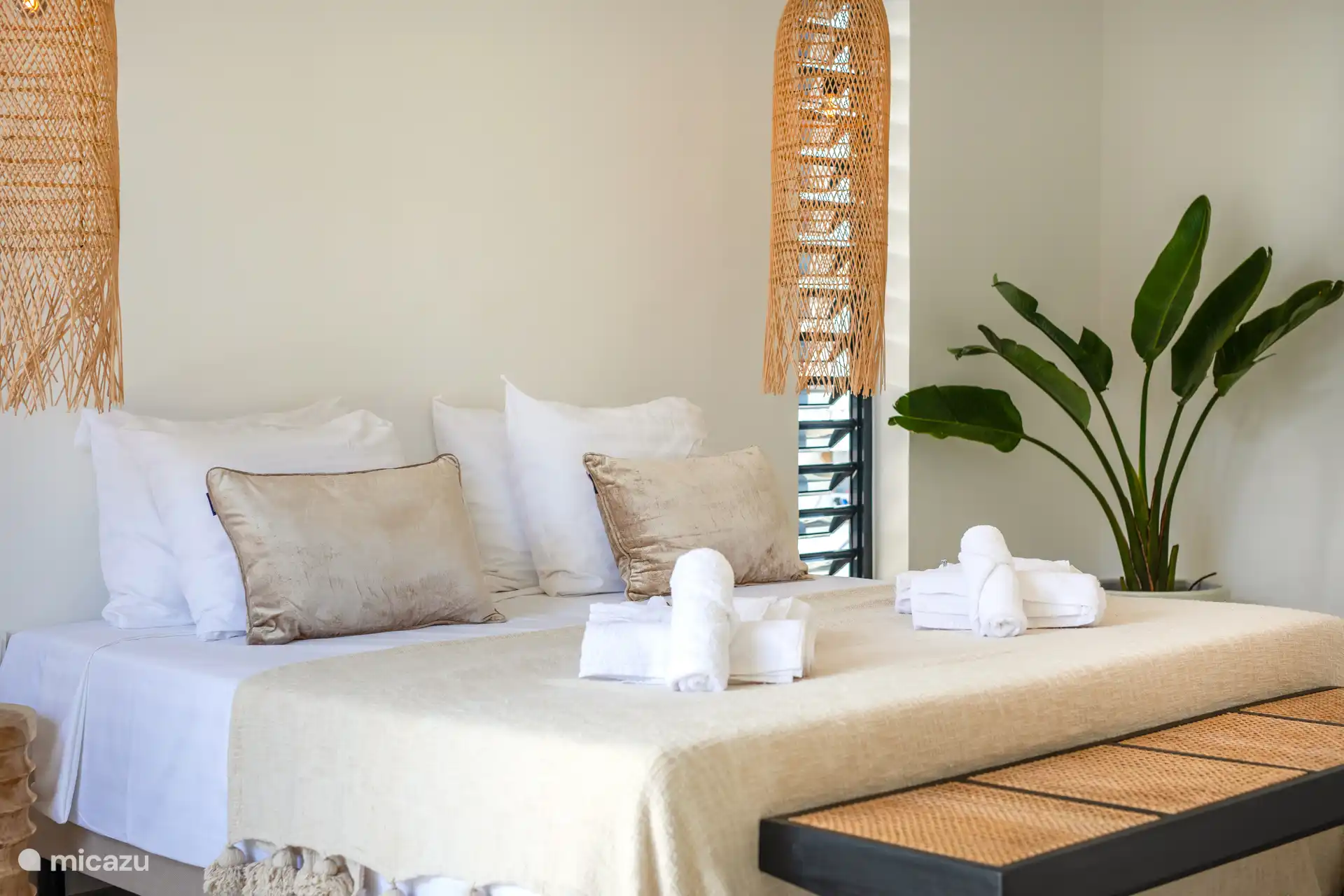 Luxuriöse Hotelbetten