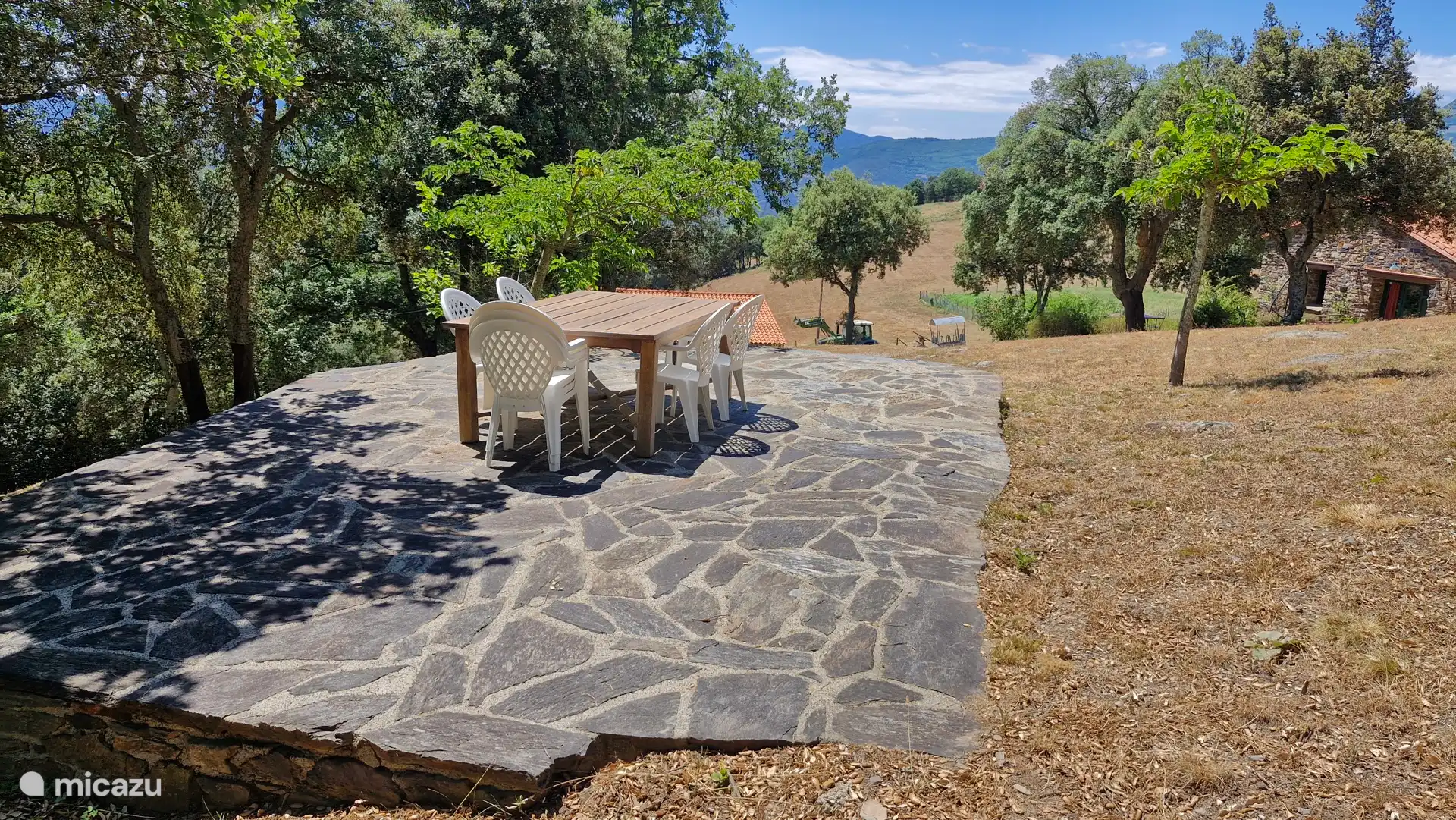 Extra große Terrasse mit schöner Aussicht