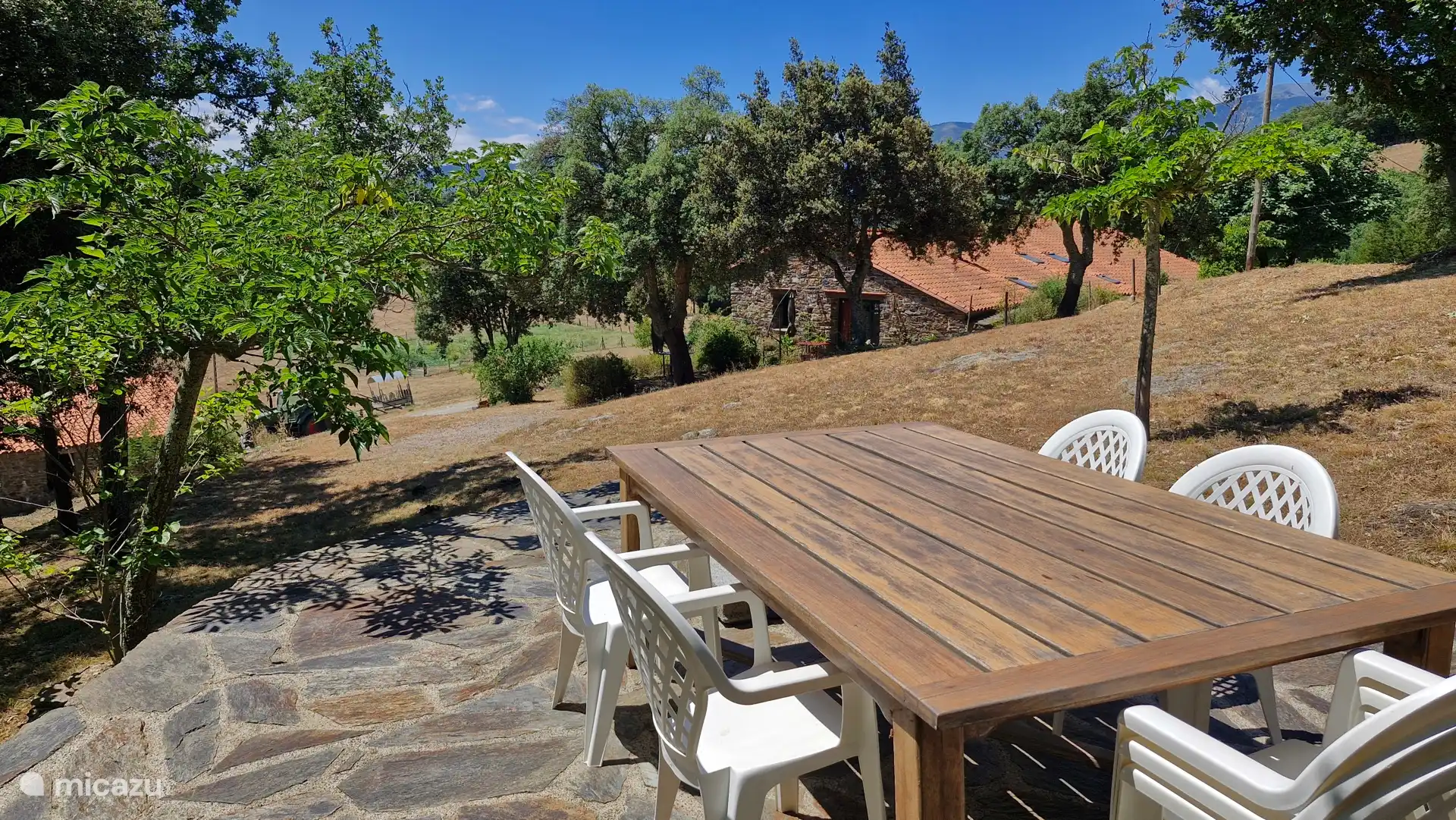 Extra große Terrasse