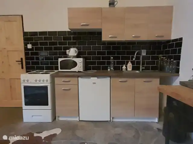 Zichovec Bonanza huren in Tsjechië, Zuid-Bohemen, Strunkovice nad Blanicí - appartement Keukenhoek