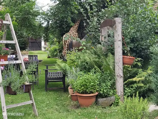 Zichovec Bonanza huren in Tsjechië, Zuid-Bohemen, Strunkovice nad Blanicí - appartement Zitje in de tuin