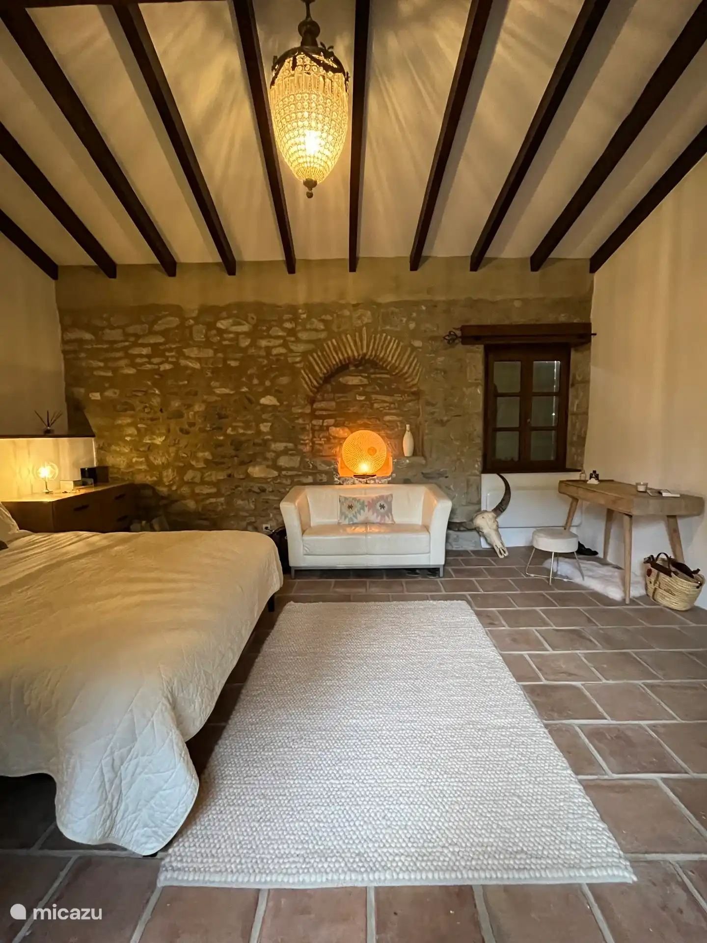 Segundo dormitorio principal en Maison du Parc.