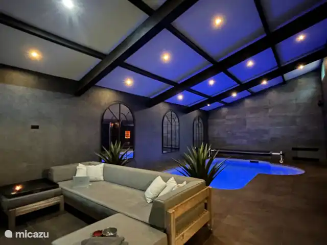 Location de Vacances France, Aude, Alzonne, villa - Maisons du Parc au Domaine le Puget Canapé lounge de plus de 3 mètres de long