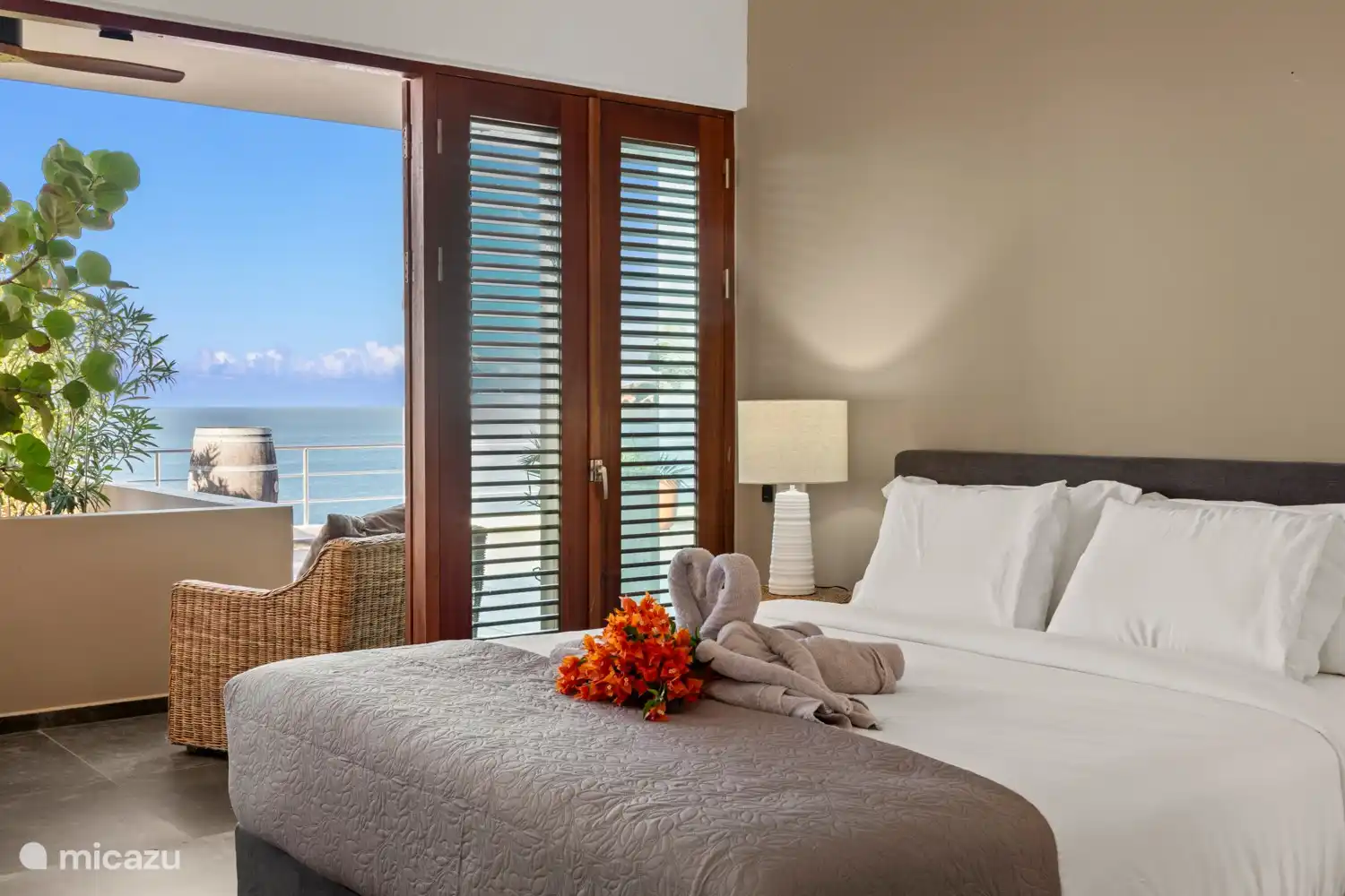 Schlafzimmer mit Aussicht