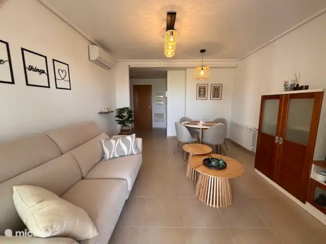 appartement huren in Spanje, Costa Cálida, Sucina – Zuidgericht gelijkvloers appartement Woonkamer