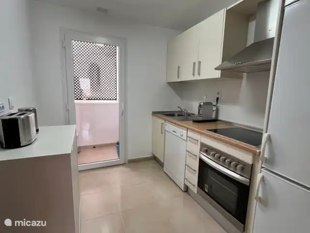 appartement huren in Spanje, Costa Cálida, Sucina – Zuidgericht gelijkvloers appartement Keuken, Nespresso machine