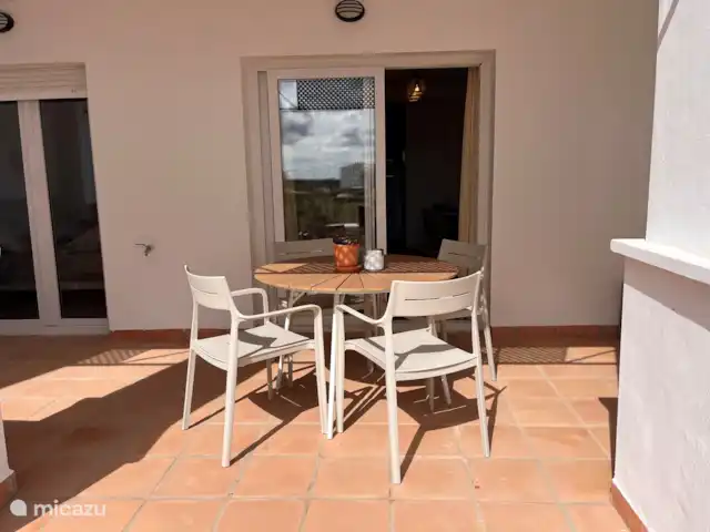 appartement huren in Spanje, Costa Cálida, Sucina – Zuidgericht gelijkvloers appartement Terras
