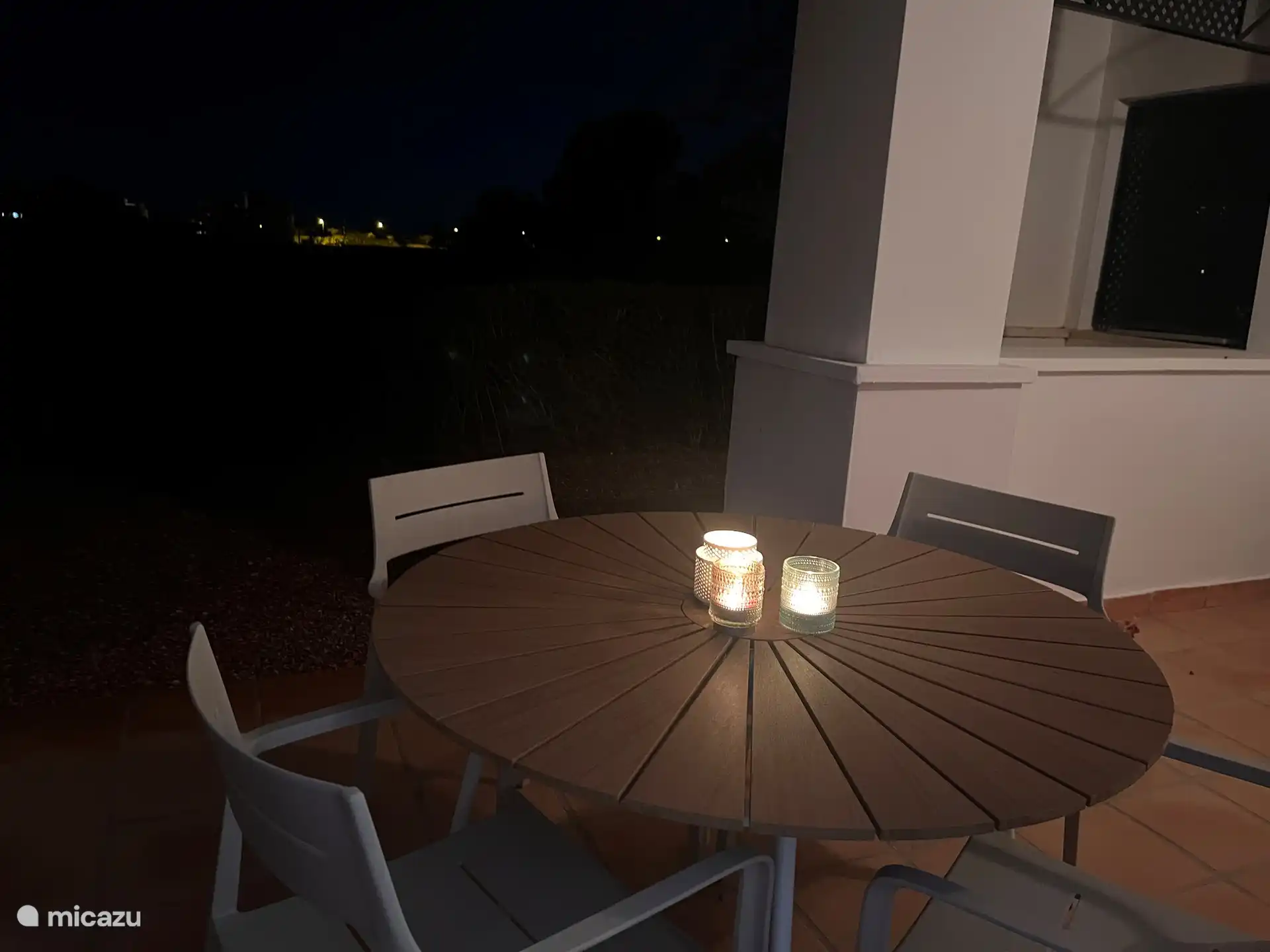 Terraza acogedora y tranquila 