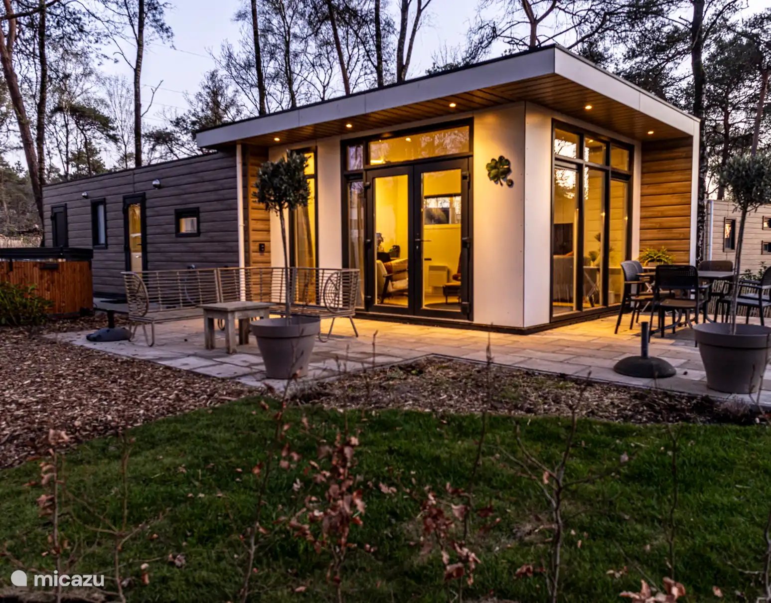 Chalet 62 « Klavertje Vier » la nuit