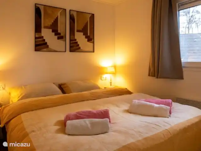 Location de Vacances Pays-Bas, Overijssel, Haarle, chalet - Trèfle à quatre feuilles Chambre 2pers. avec 2 lits simples de 0,90 x 2m