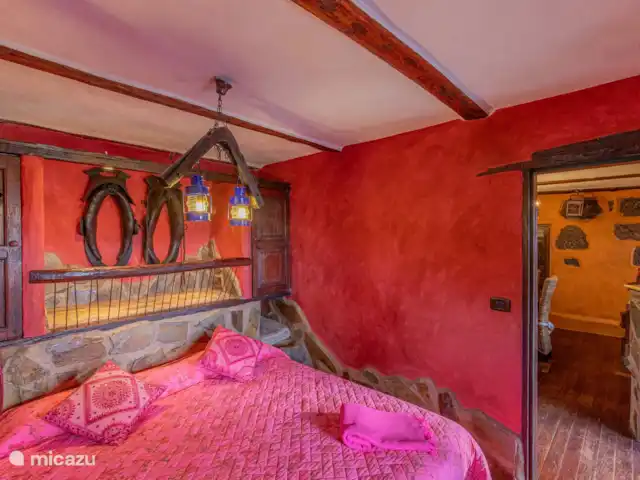 Wandelen, Spanje, La Palma, El Paso, gîte / cottage Hacienda La Centenaria Slaapkamer