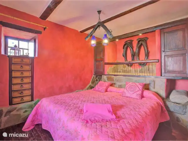 Wandelen, Spanje, La Palma, El Paso, gîte / cottage Hacienda La Centenaria Slaapkamer