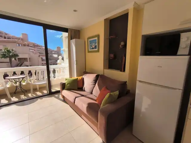 Location de Vacances Espagne, Tenerife, Los Cristianos, studio - Port du château coin salon