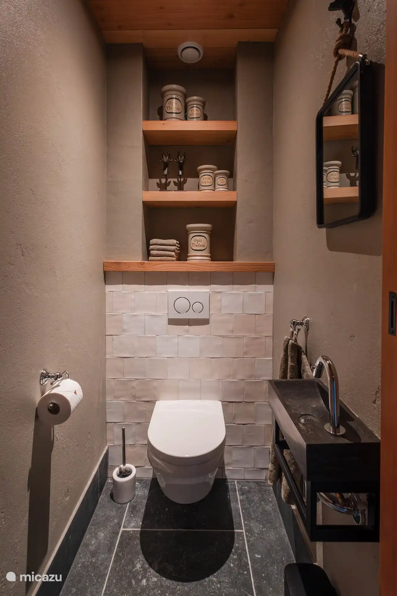 Badezimmer Erdgeschoss Rural Twente - 't Koetshuis