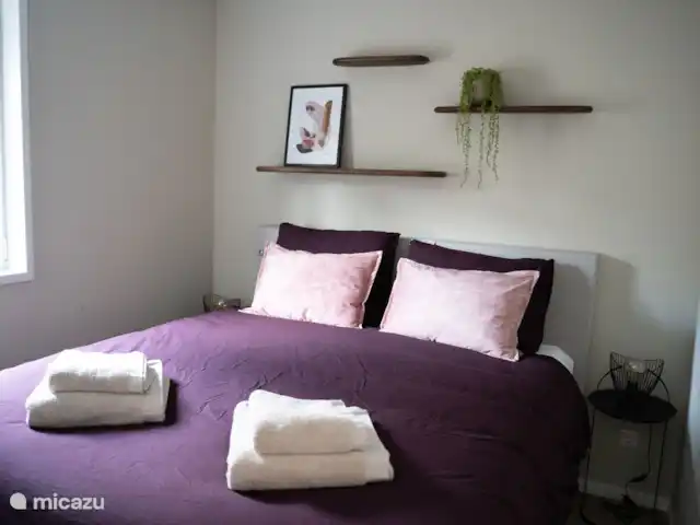 Cabaña forestal Casa Kuin en Países Bajos, Overijssel, Haarle - chalet El dormitorio 1 contiene una cama doble (160x200)