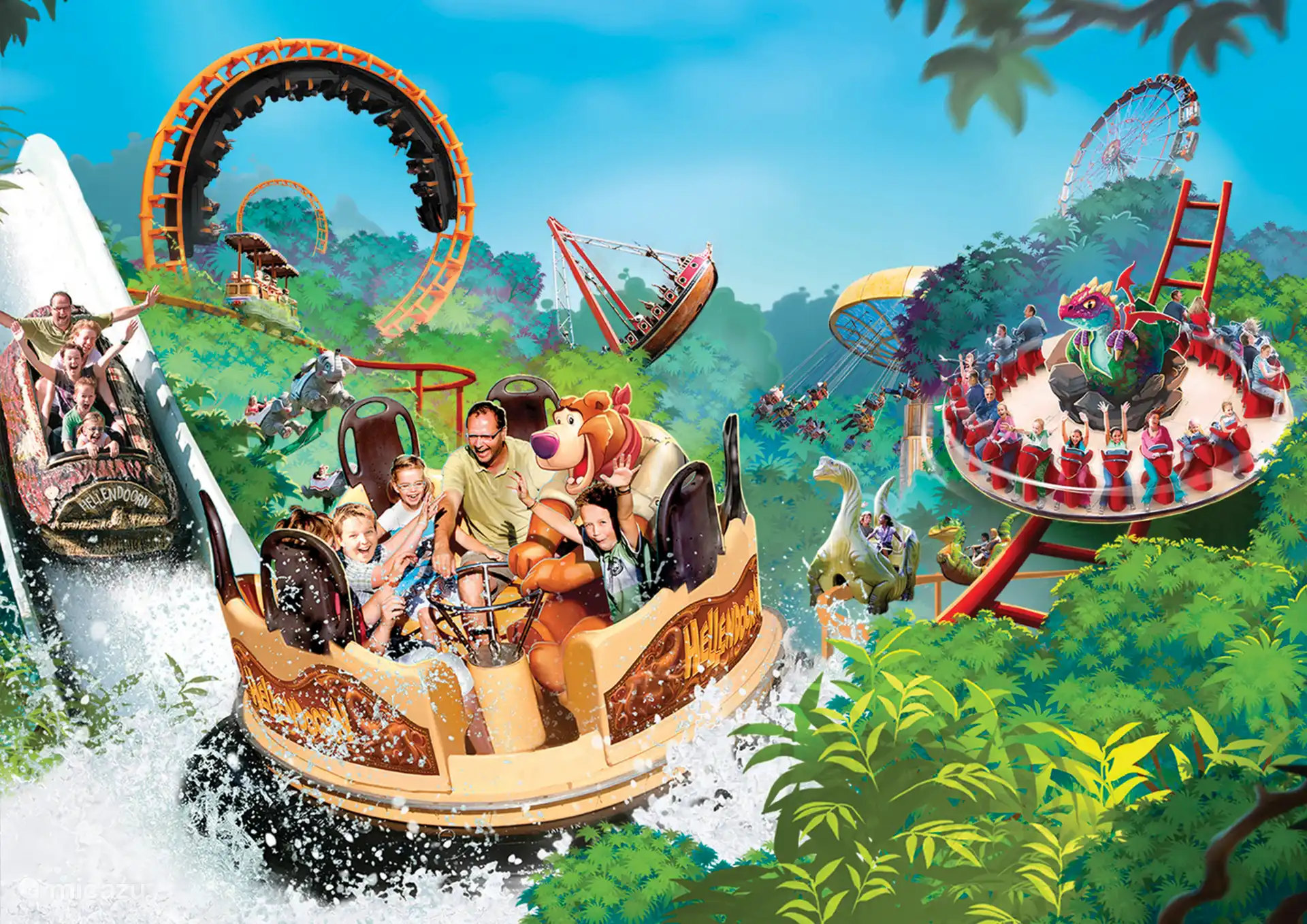 Parc d’attractions Hellendoorn à 5 minutes !